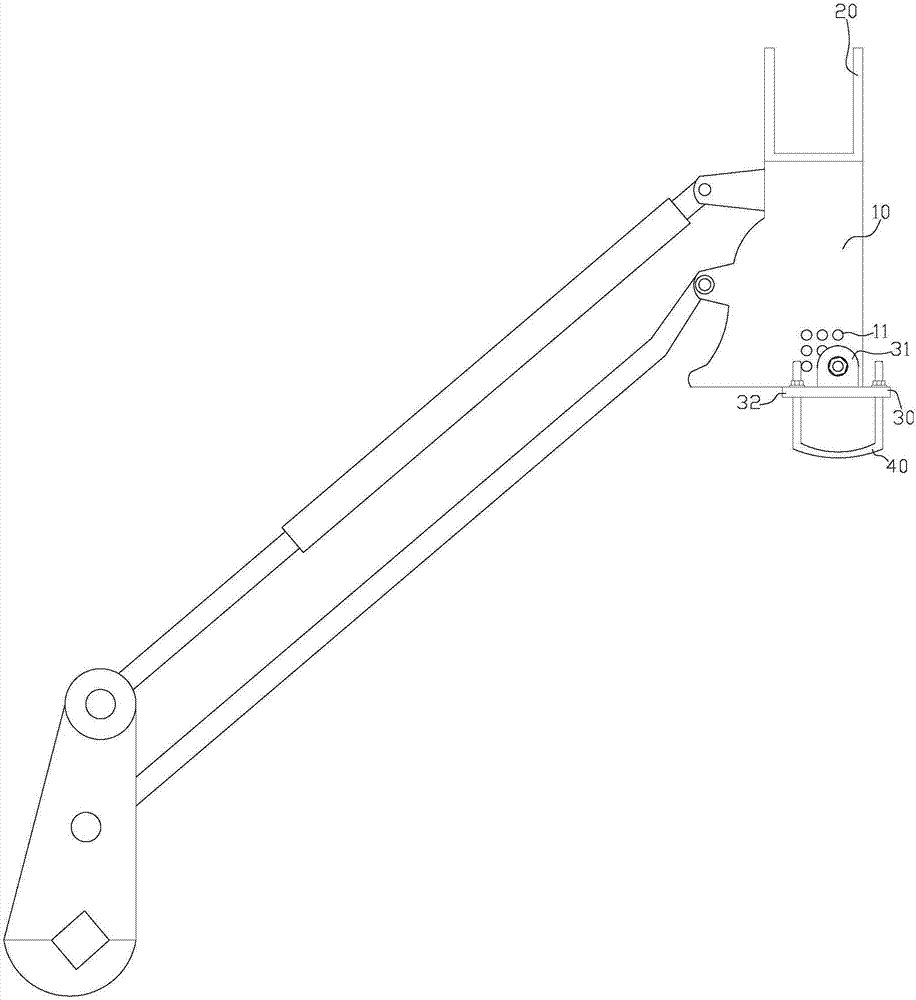 水田平整机悬架部件的限位固定结构的制作方法