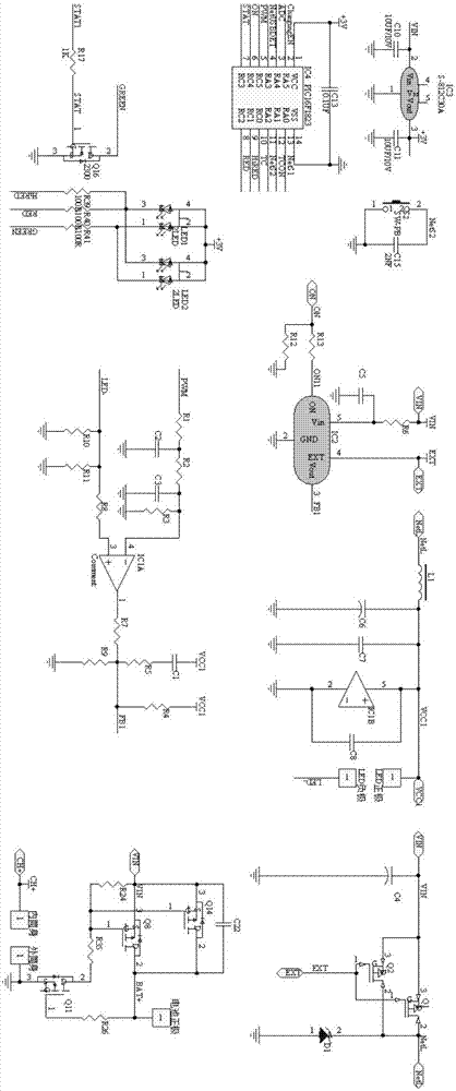 一种双开关独立控制的手电筒的制作方法