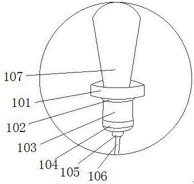 一种带吊链的白炽灯吊灯的制作方法