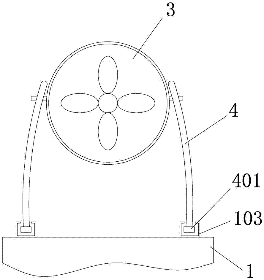 一种具有空气絮流功能的新风机的制作方法