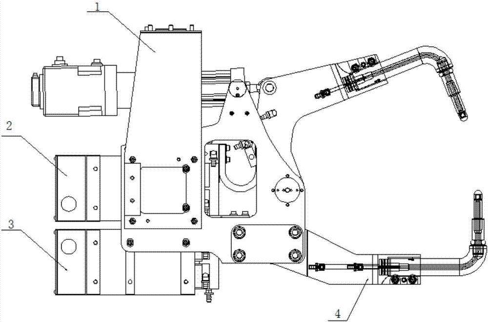 一种双变压器焊枪结构的制作方法