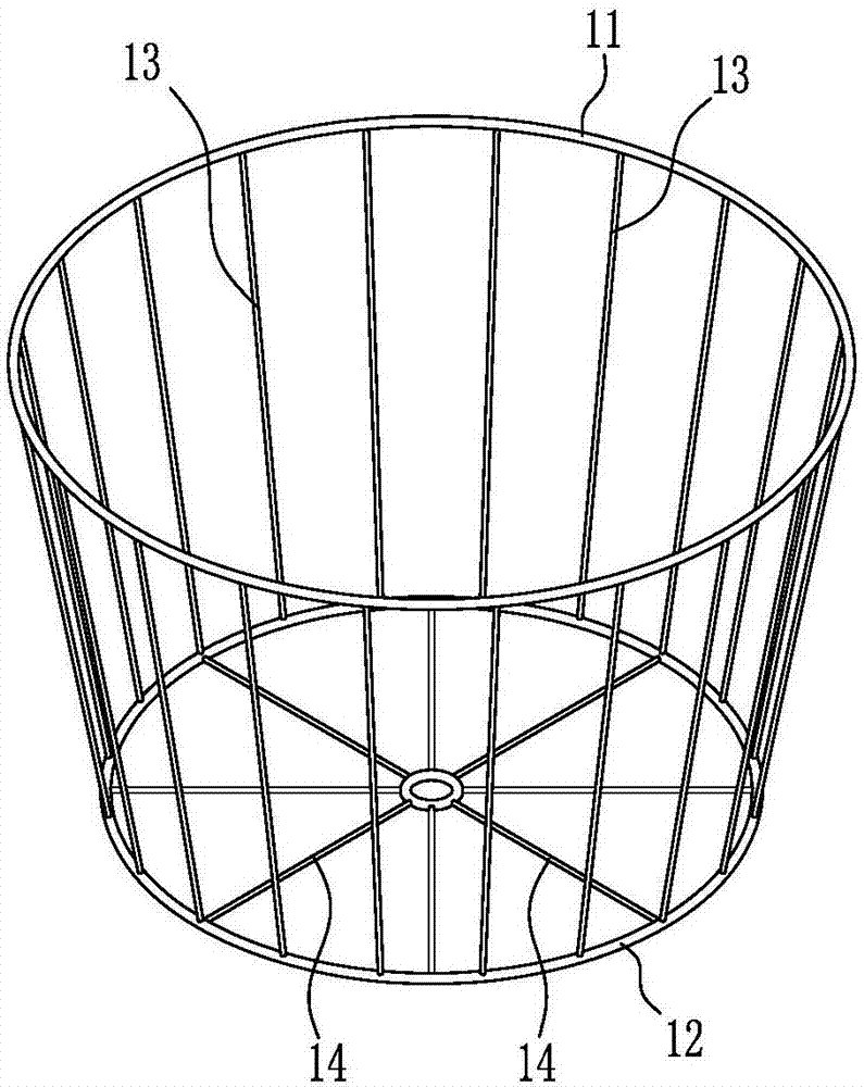 立体仿形藤架景观盆栽的制作方法