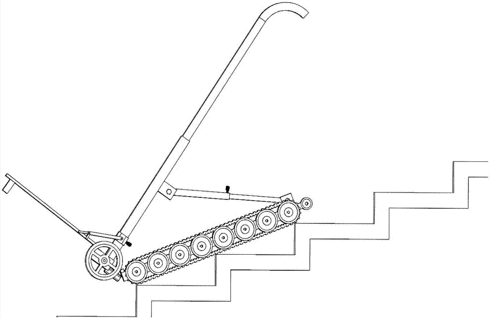 一种便携式爬楼梯载物助力装置的制作方法