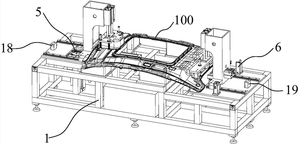 汽车顶棚自动装配工装的制作方法
