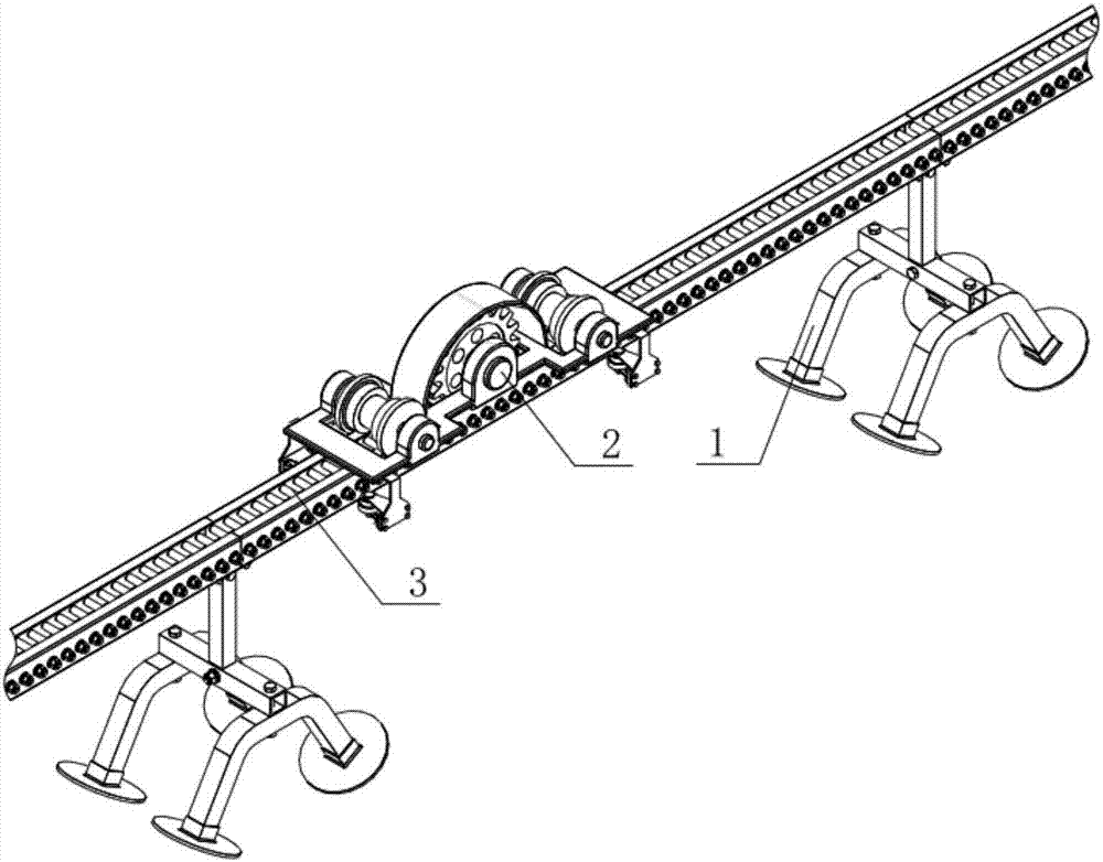 一种单轨运输车的销轮式c型钢轨道的制作方法