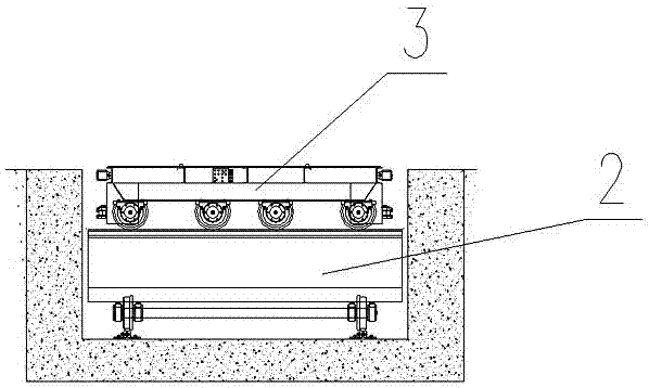 用于铸造热处理炉群车间的自动化台车运转线的制作方法