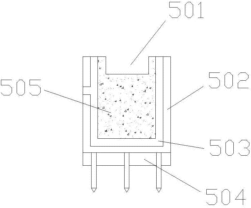 一种边坡防水土流失缓解梯坡的制作方法