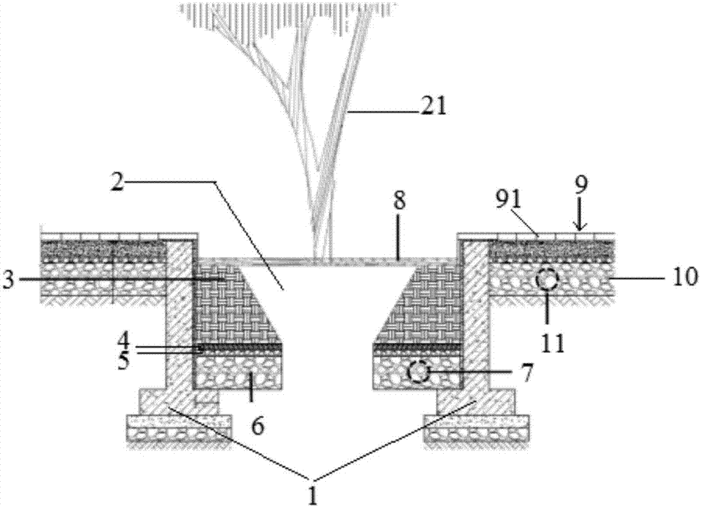 生态树池和雨水处理系统的制作方法