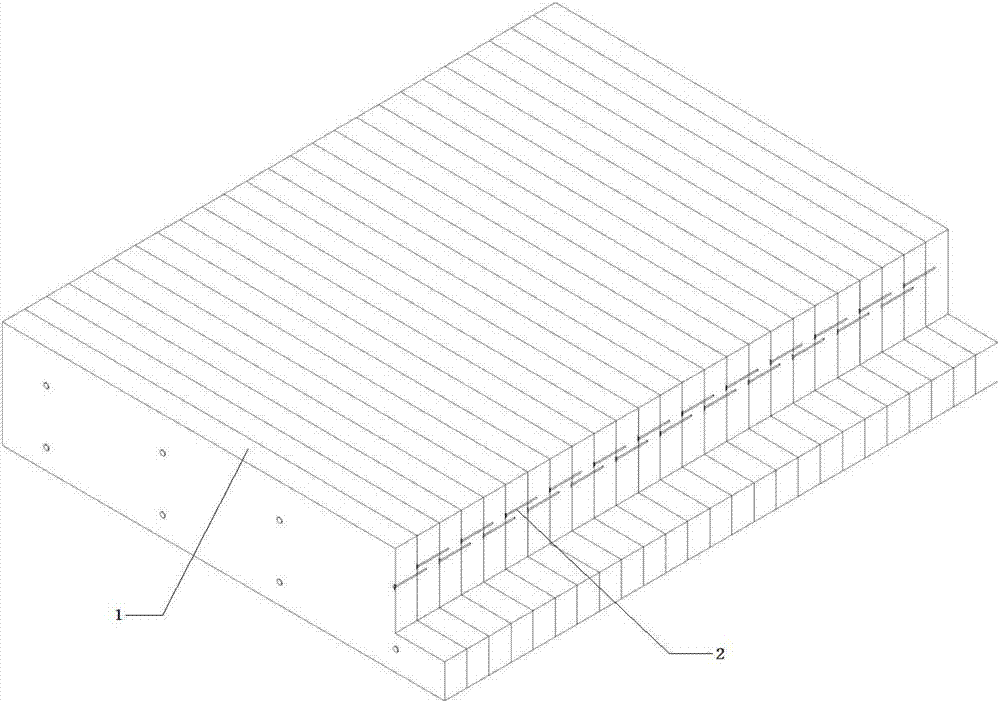 本实用新型涉及大型木结构建筑楼屋盖技术领域,具体的说是涉及一种钉