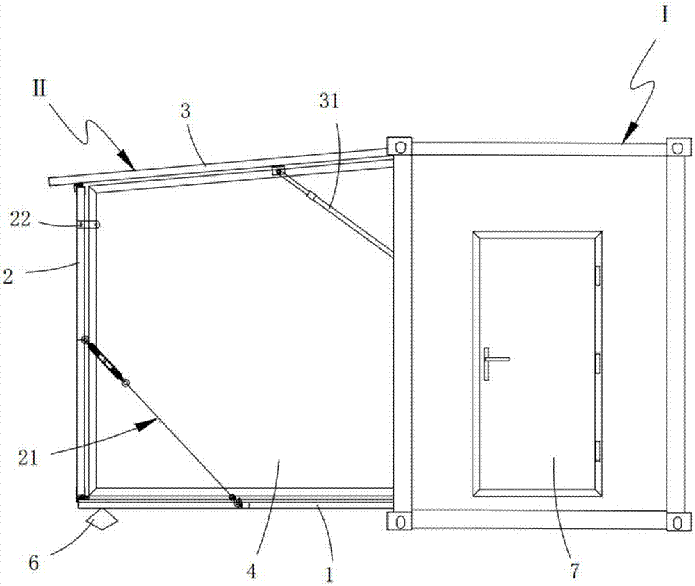 一种全尺寸集装箱型人工辅助折叠房屋的制作方法