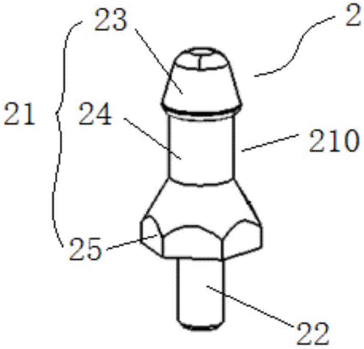 一种空滤器安装用连接机构的制作方法