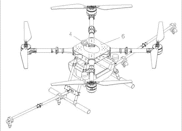 一种多用途四旋翼大载重无人机的制作方法