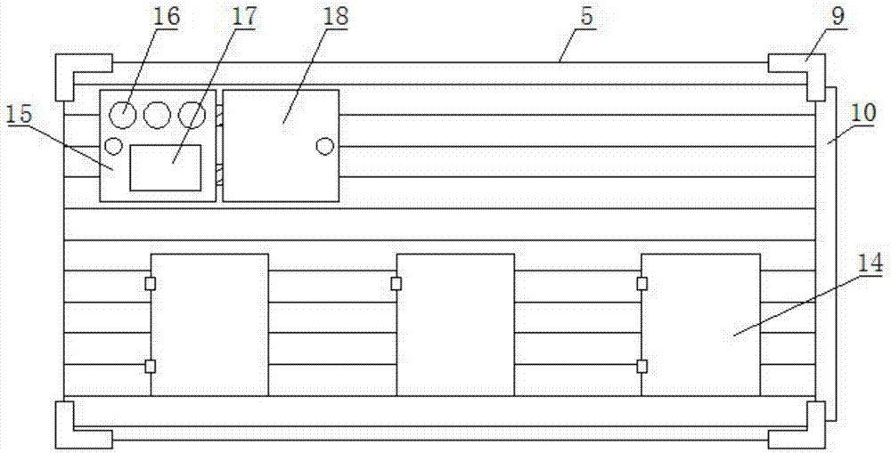 一种具有分温区的集装箱的制作方法