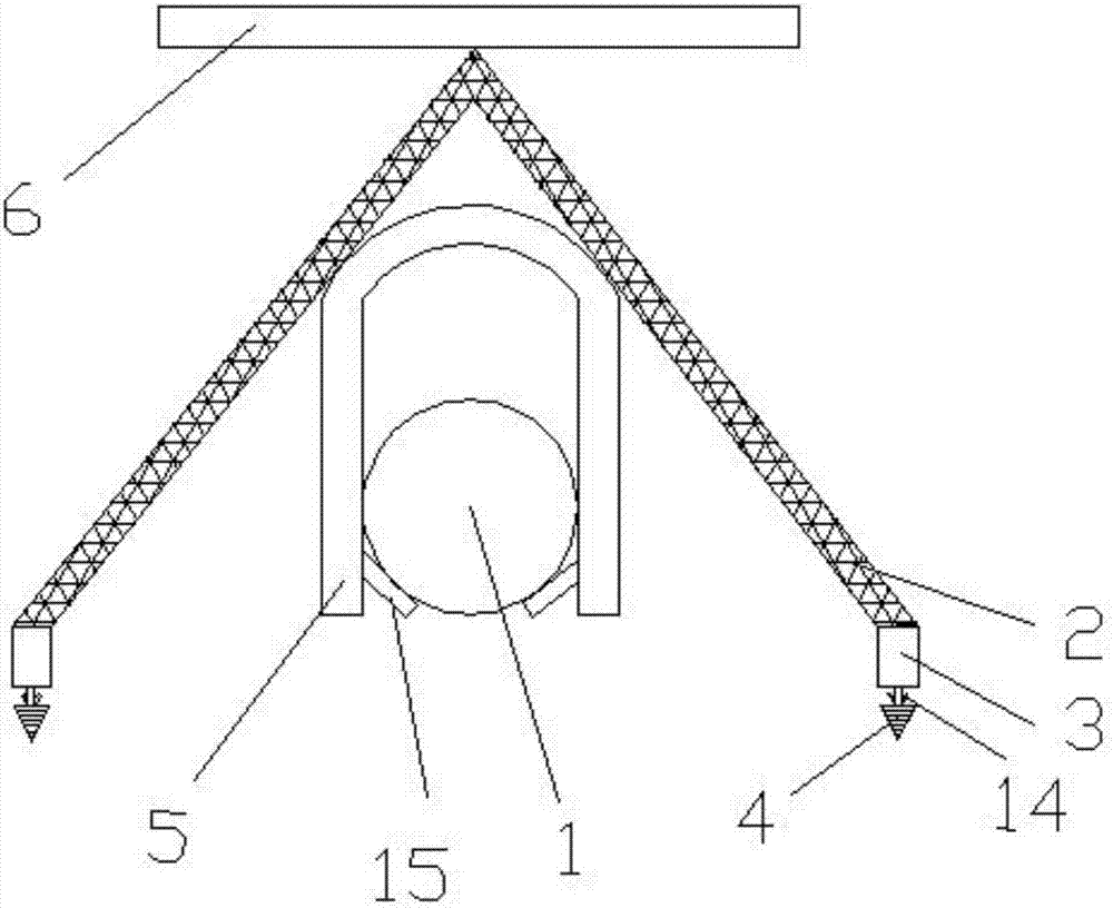 一种具有清淤功能的组合式海底电缆固定装置的制作方法