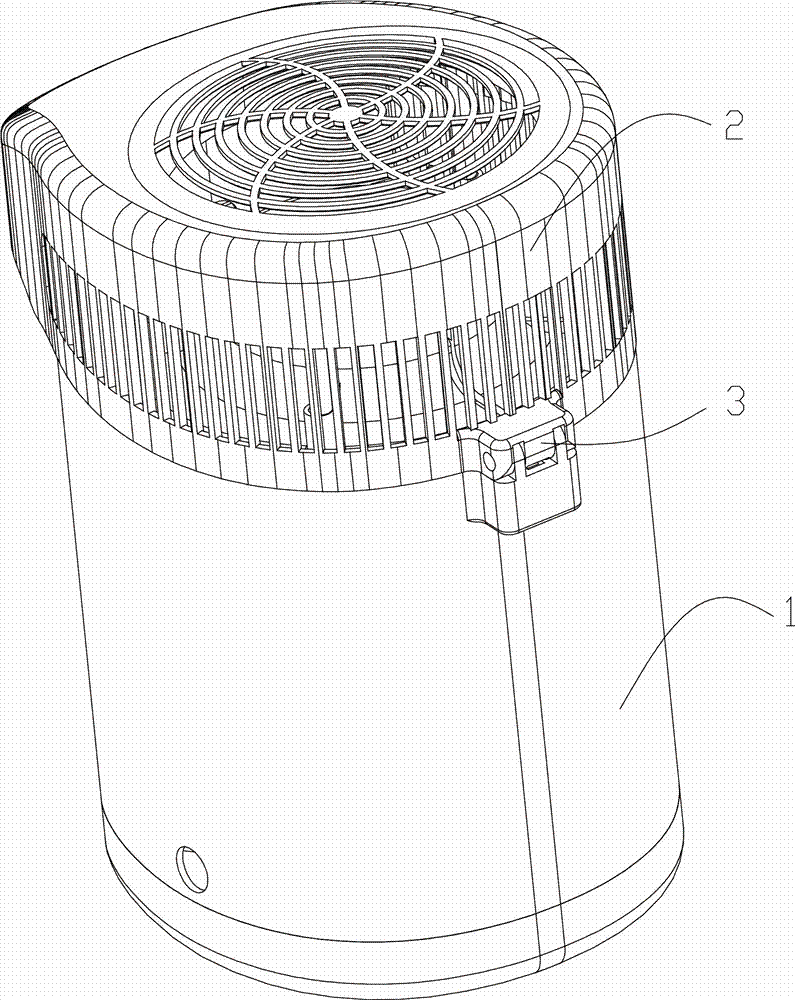 蒸馏水机风扇布线结构的制作方法