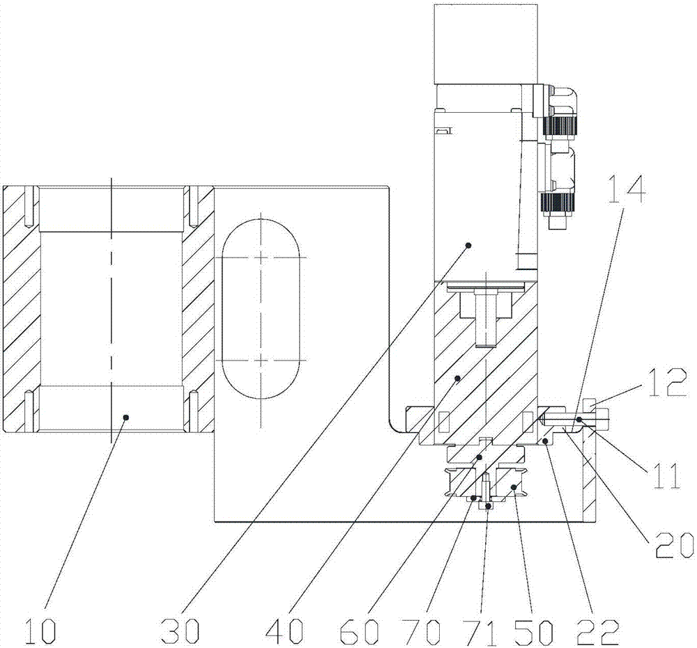 丝杆安装结构及具有其的机器人的制作方法