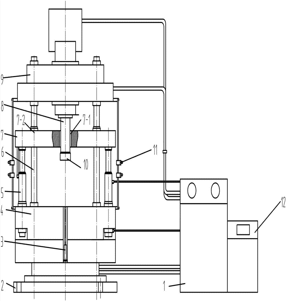 一种金属挤压拉伸液压机的制作方法