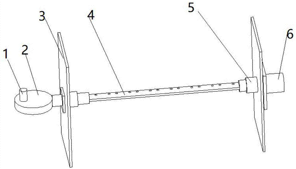 一种割草压扁机的准直线运动切割装置的制作方法