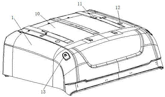 一种重卡超大型驾驶室用SMC顶盖以及模压工艺的制作方法