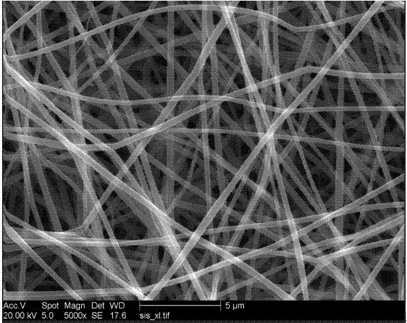 一种二硫化钨纳米球/碳纳米纤维复合材料的制备及应用的制作方法