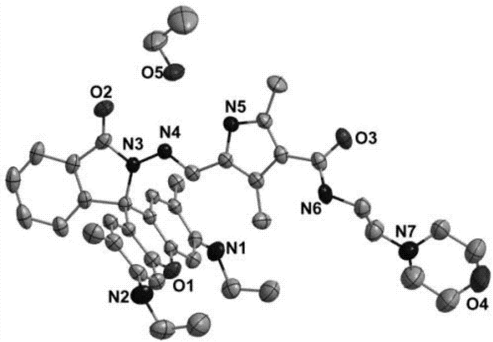 一种吡咯-罗丹明酰腙衍生物及其制备方法和应用以及一种荧光探针与流程