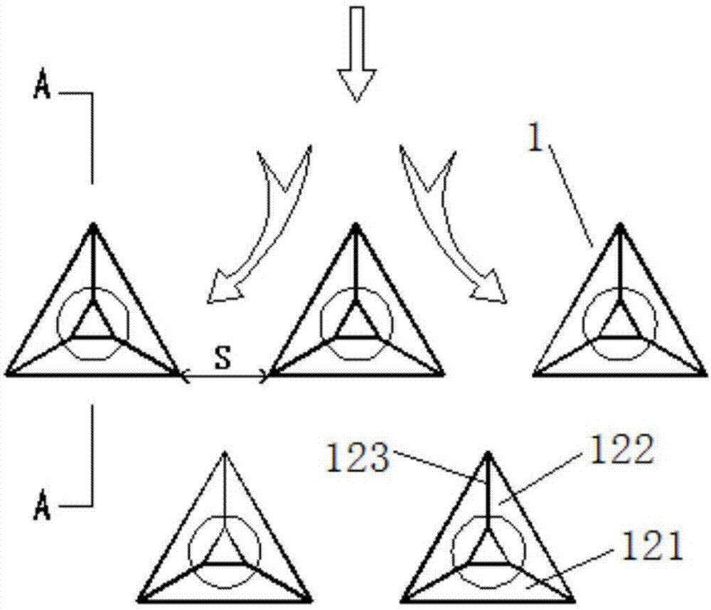 棱台桩及棱台式桩林坝的制作方法