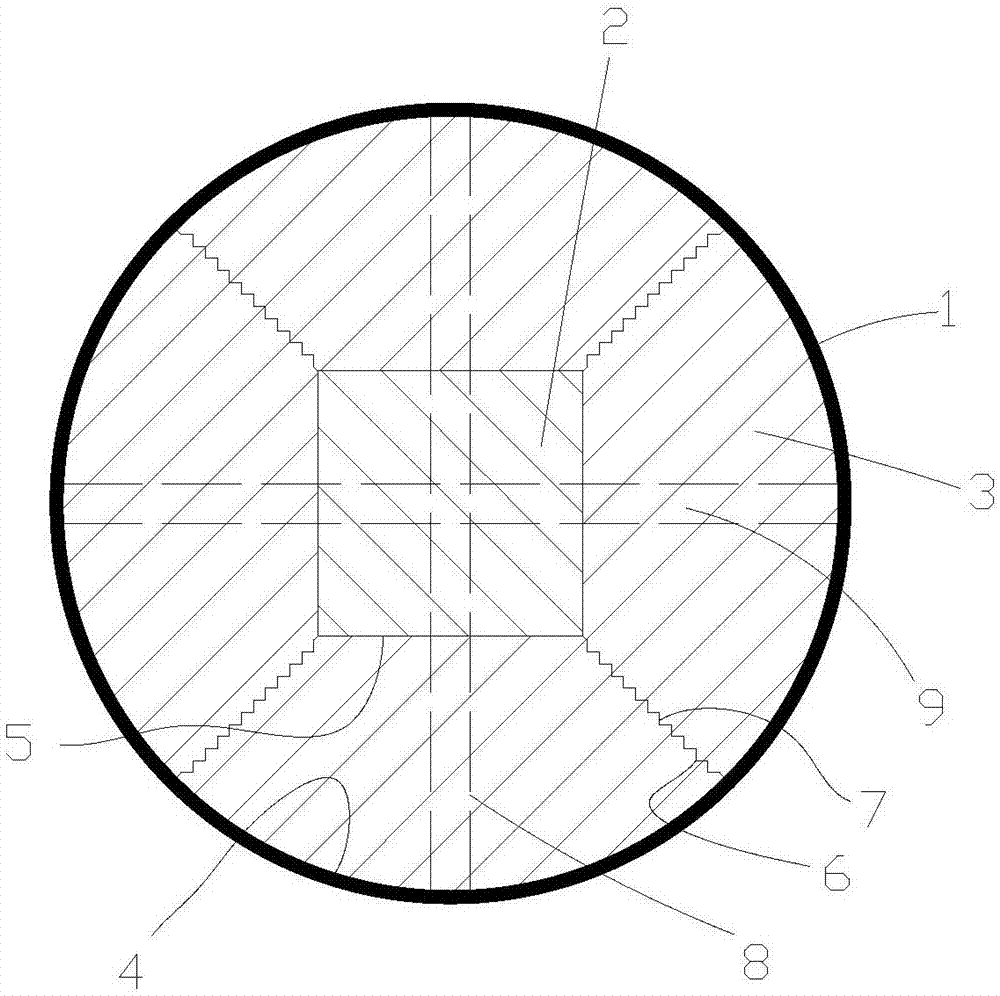 拼接式的实木承重柱的制作方法