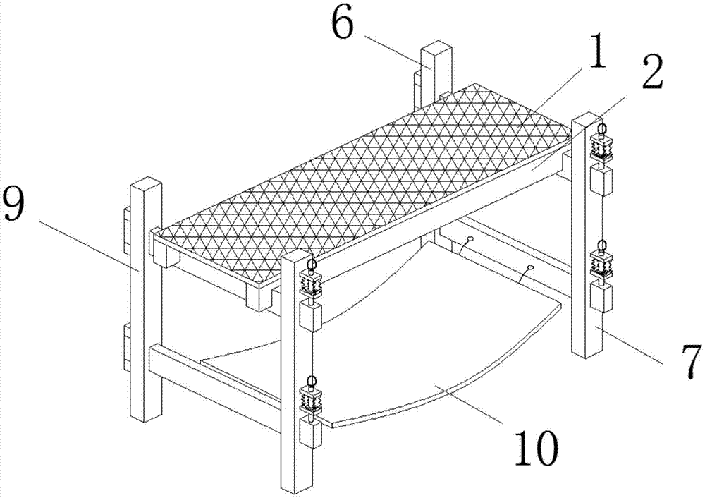 一种快速拆装的建筑施工用脚手架的制作方法