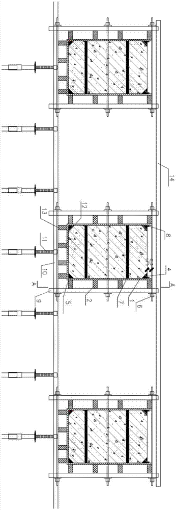 一种倒角格构梁模板装置及其施工方法与流程