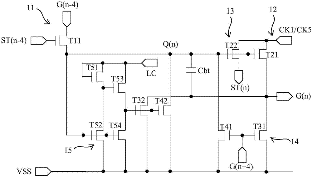 GOA电路结构的制作方法