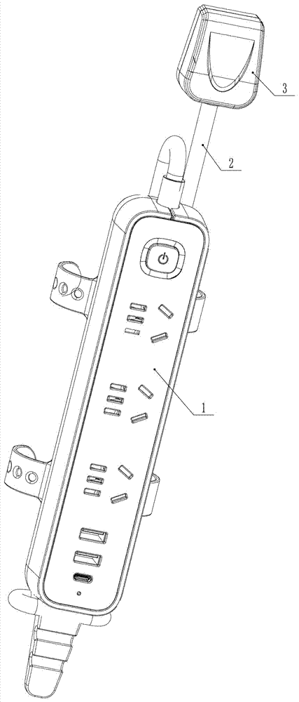 一种一体式大距离连体移动插座的制作方法