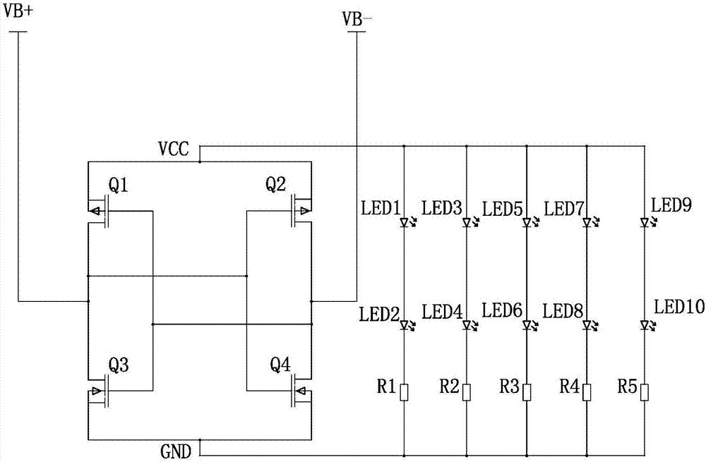 正反可接的低损耗LED灯具驱动电路的制作方法