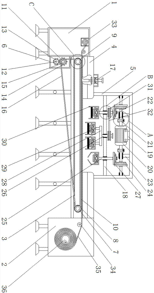 一种用于针纺织布烘干设备的制作方法