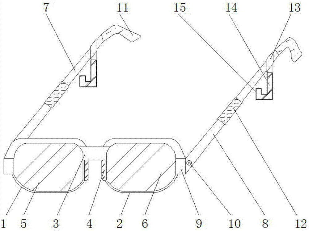 一种远红外防蓝光负离子眼镜的制作方法