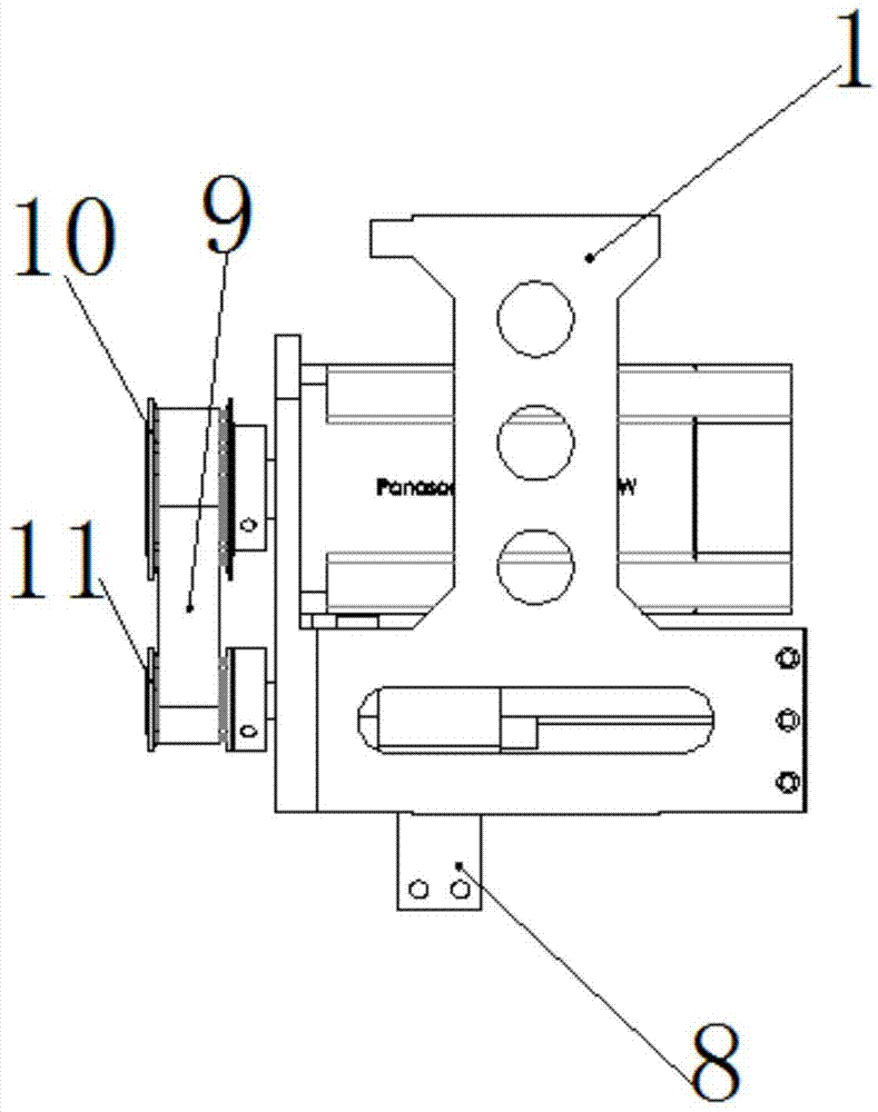 一种伺服后剥结构的制作方法