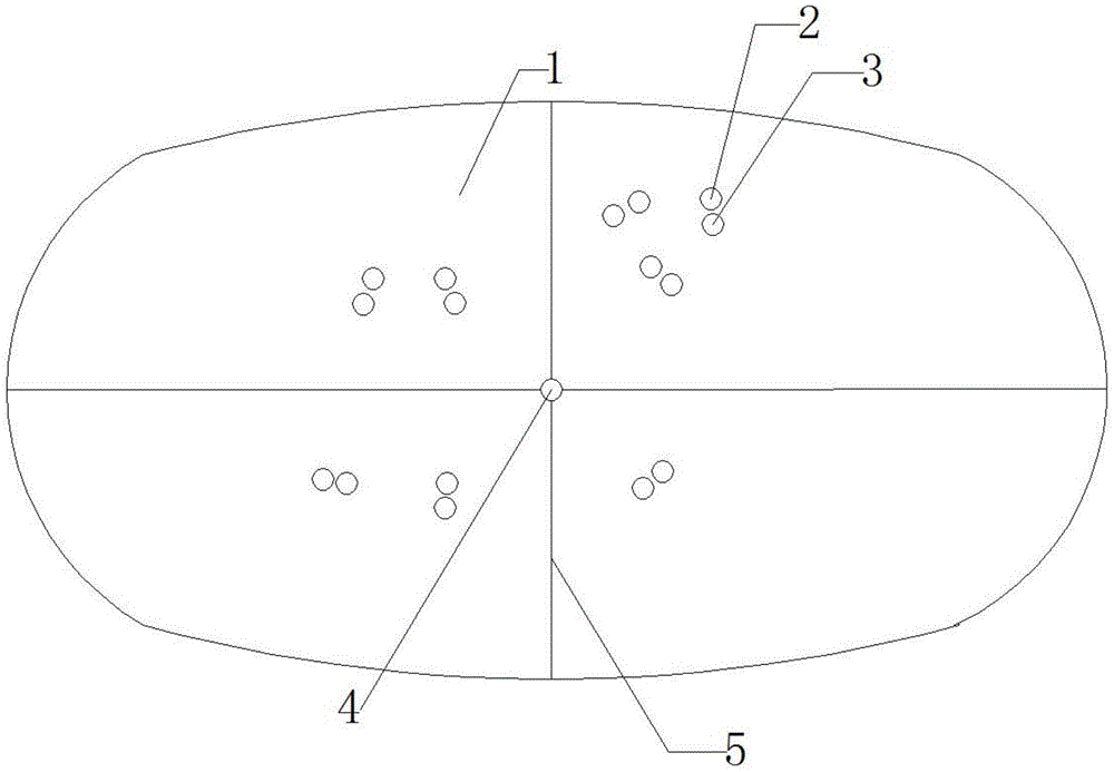 具有辅助针道的导向模板的制作方法