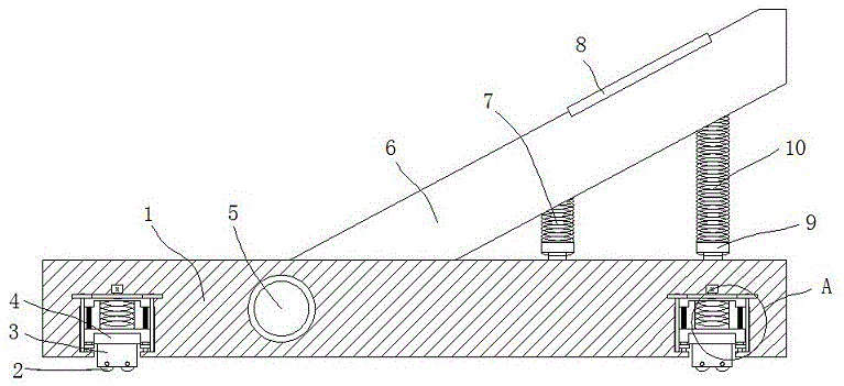 一种体育教学用起跳板的制作方法