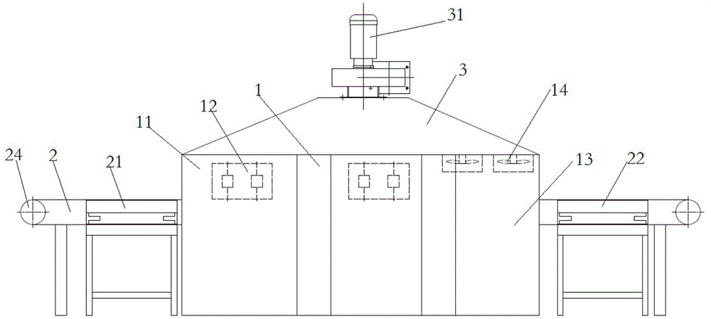 一种废漆渣减量干化系统的制作方法