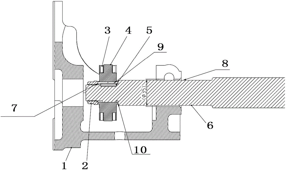 一种汽车零部件加工内开档刀具的制作方法