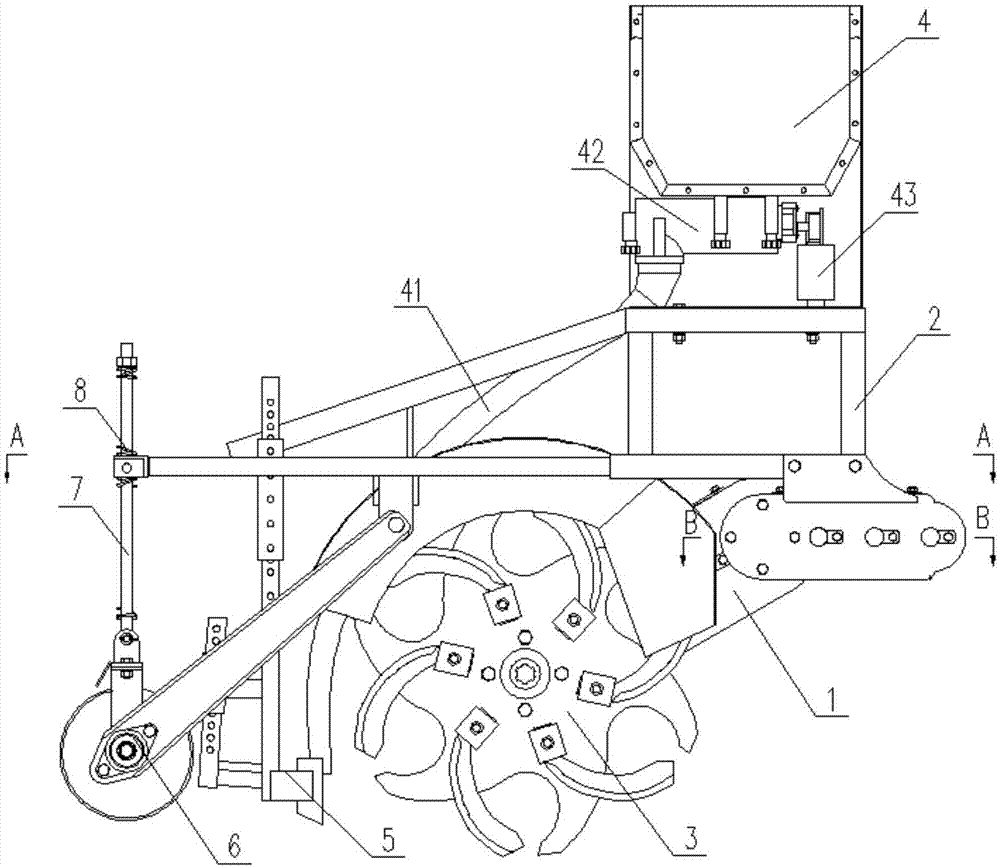 果园遥控自走式开沟施肥机的制作方法