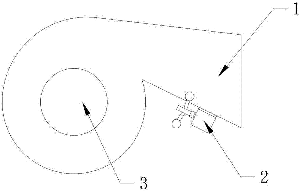 一种新型阶梯式旋风分离器入口的制作方法