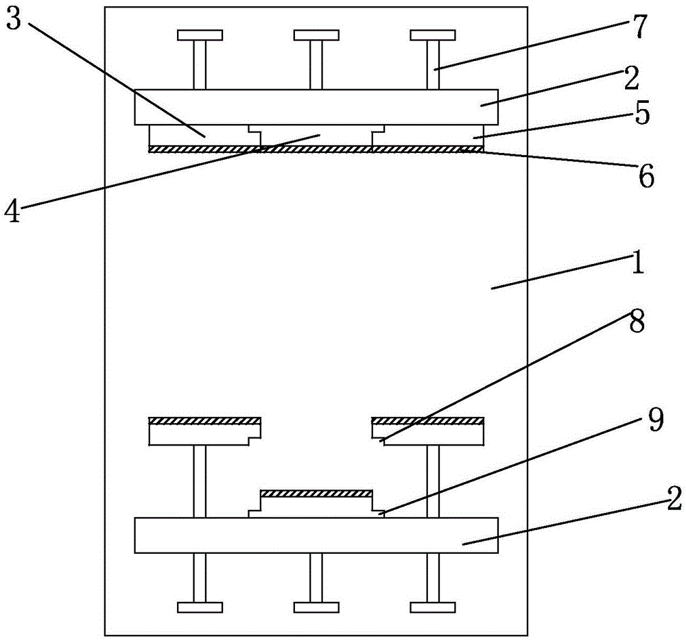 一种适用于光学蓝玻璃的加工夹具的制作方法