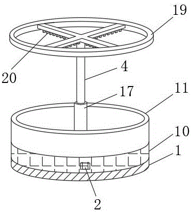 一种橡胶密封圈制备用晾干装置的制作方法