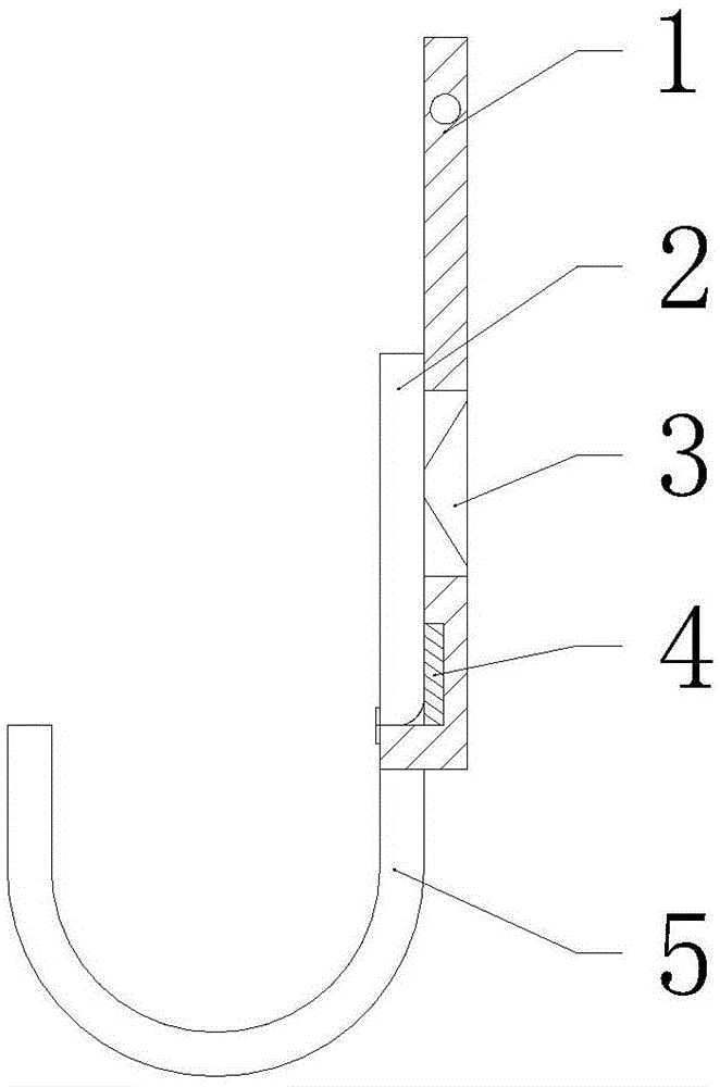 一种预制板生产用移动式定位挂钩的制作方法