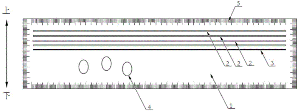 一种四线格划线尺的制作方法