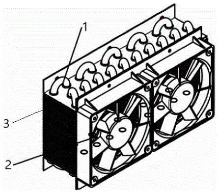 一种用于冷藏车制热系统中的散热装置的制作方法
