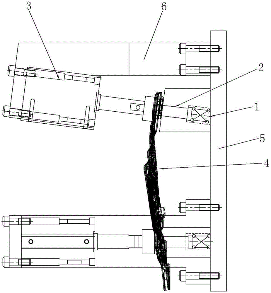 一种后导管固定板压钢圈工装的制作方法