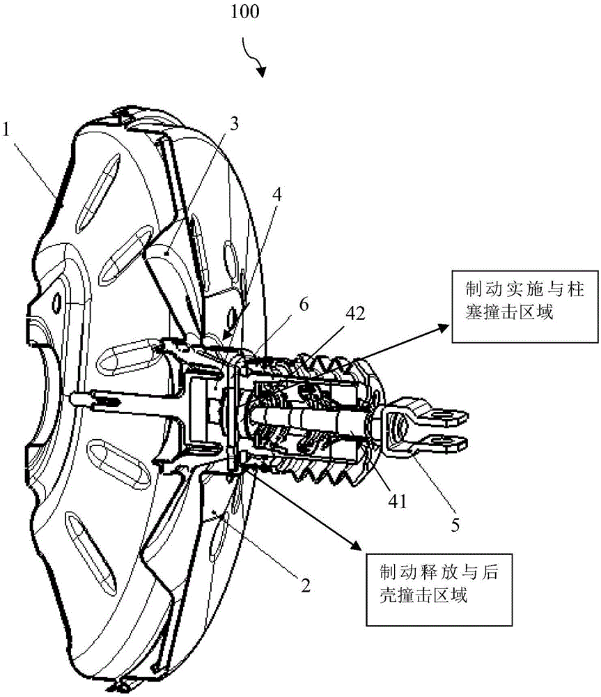 一种止推键及汽车制动真空助力器的制作方法