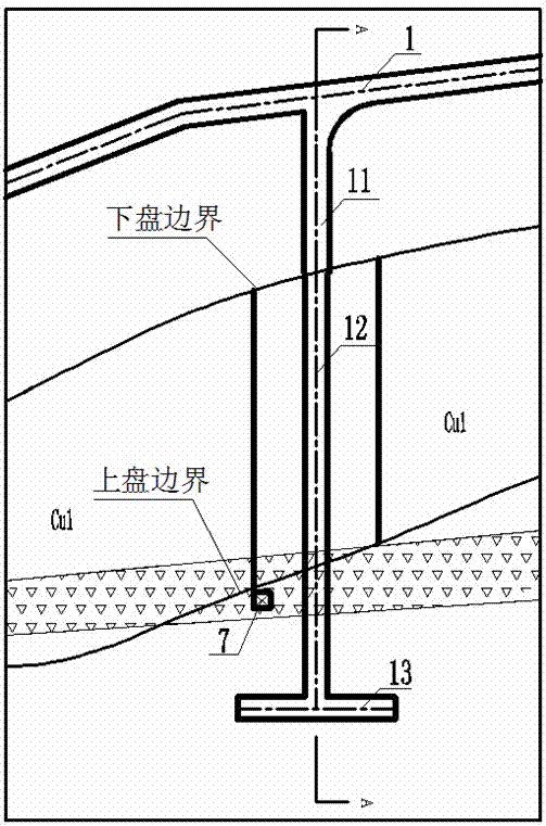 一种上盘预锚分段凿岩阶段空场嗣后充填采矿法的制作方法