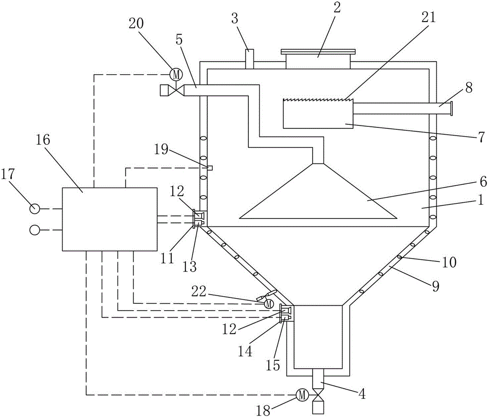 松香生产用沉清锅的制作方法